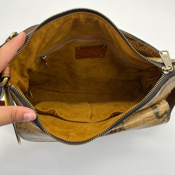 Patricia Nash European Mapprint Kirby Crossbody Bag - Picture 10 of 12